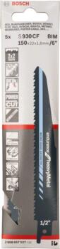 Zobenzāģiem PRO THICK METAL DEMOLITION S930CF ASMENS BOSCH 2608657527 (2608657527)