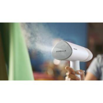Philips Garment Steamer STH3020/10 1000 Вт, 0.12 Л, 20 г/мин, 30 с время нагрева, 2 м шнур, 99.9% уничтожение бактерий (STH3020/10)