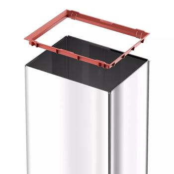 Hailo Big-Box Swing L 030840111, 35L, 50x34x26см, нержавеющая сталь, пластик, складной (030840111)
