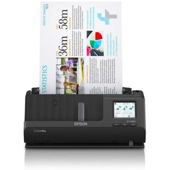 Epson компактный сетевой сканер ES-C380W B11B269401, 600 dpi, беспроводной, автоматическое дуплексное сканирование (B11B269401)
