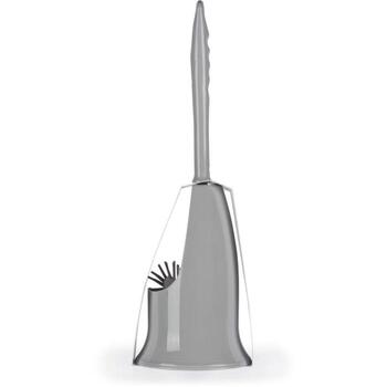 Beldray Щетка для унитаза LA084538GRYPEU7, серый, пластик, 41см x 13.5см x 13.5см, антибактериальная, эргономичная ручка (LA084538GRYPEU7)