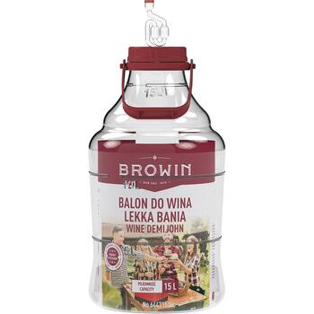 Browin 644315, 15 л, полипропилен, без BPA, широкое горло, ручка, гидрозатвор, шкала (644315)