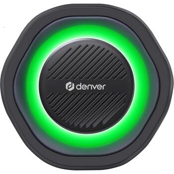 Denver Портативная Bluetooth колонка BTV-223 111151020860, 2x100W, 2x10W RMS, IPX5, USB, MicroSD, AUX, 3000mAh (111151020860)