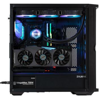 Zalman Z10 DUO ATX корпус, 481x220x488мм, 9кг, ATX/mATX/Mini-ITX, 7 слотов, 2xUSB 3.0, USB-C, 4x120мм ARGB вентилятора (Z10 DUO)