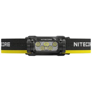 Nitecore HC60 UHE, Lukturis uz galvas, 1600 lm, 6 LED, 4000 mAh, IP68, Ūdensizturīgs līdz 2 m, Šoka izturīgs līdz 2 m, USB uzlāde (HC60UHE)