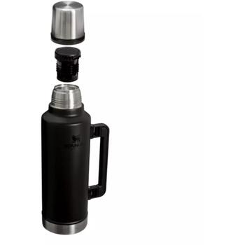 Stanley Термо 28113480065 1.9L, черный, сохраняет тепло до 45ч, холод до 48ч, холод с льдом до 8д, нержавеющая сталь (28113480065)