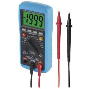 Emos Мультиметр MD-420 M0420, 2-300V AC, 200mV-300V DC, 1000A, 200Ω-20MΩ, 3,5 цифровой дисплей, автоматическое отключение (M0420)