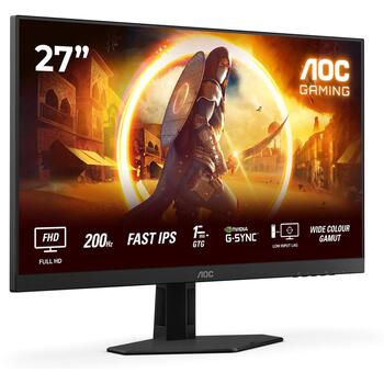 Aoc 27 монитор 27G4HRE, 1920 x 1080, 200 Гц, 1 мс, 300 кд/м², 2xHDMI, Fast IPS, HDR10, эргономичный дизайн (27G4HRE)