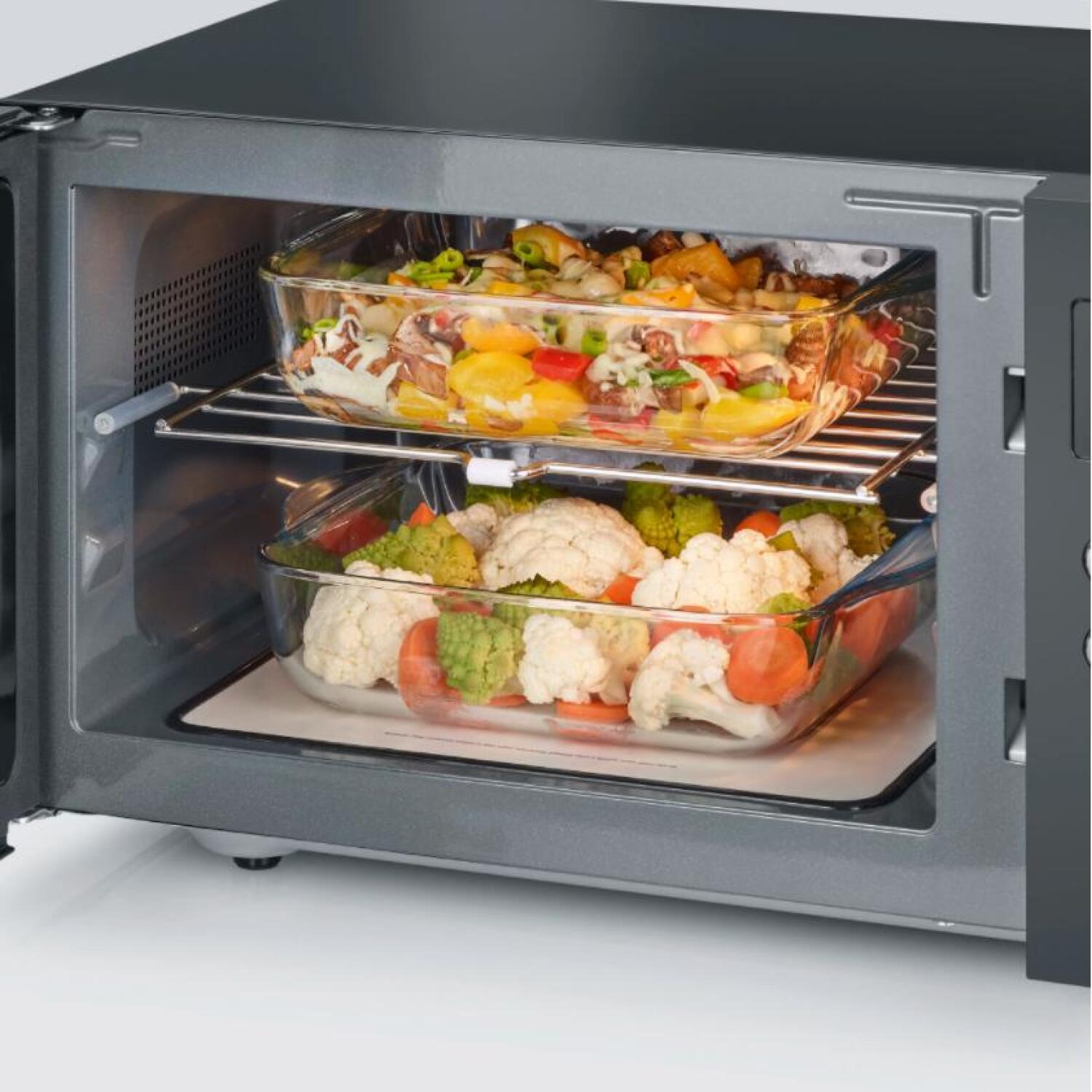 Severin Микроволновая печь MW 7763, 1000 W, 25 л, 49.5 см, 28.8 см, 41.5 см, Гриль, Экран, Таймер (MW 7763)