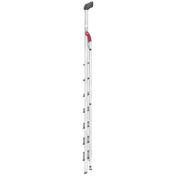 Hailo L80 ComfortLine 038040807, 8 pakāpieni, 345cm, 150kg, alumīnijs, XXL pakāpieni, drošības stiprinājums (038040807)