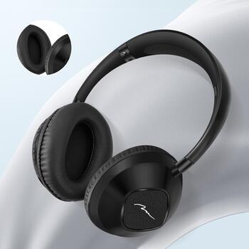 Media-Tech Беспроводные наушники SONIQUE BT MT3610, 8ч, Bluetooth 5.3, FM радио, MP3 плеер, 3.5mm, 153g (MT3610)