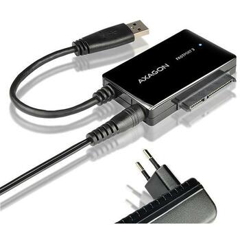 Axagon USB 3.0 - SATA 6G адаптер ADSA-FP3, 22 см кабель, блок питания (ADSA-FP3)