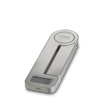 Компактные кухонные весы со складным механизмом 5 kg 1 g LCD нержавеющая сталь KitchenEcostyle 03266 Caso (03266)