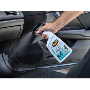 Meguiar's G180724 audumu un paklāju atsvaidzinātājs – smaku likvidētājs, New Car aromāts 709 ml (G180724)