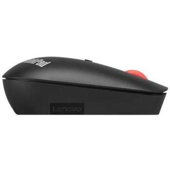 Lenovo ThinkPad USB-C bezvadu kompakta pele 4Y51D20848, 2.4 GHz, 4 pogas, 2400 dpi, optiskā sensoru, ambidextrous dizains (4Y51D20848)