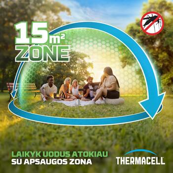Thermacell Atbaidīšanas līdzeklis MRPSW-XIX, balts, atbaidītājs, odi (MRPSW-XIX&TC)