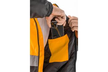 Augstas redzamības jaka HOGERT HT5K346-3XL, oranža 3XL (HT5K346-3XL)
