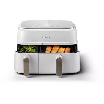 Philips dubultā groza karstā gaisa friteris NA353/10 3000 sērija, 2750 W, 9 L, 1.5 kg, Rapid Air Plus, 8 programmas, 40-200 °C (NA353/10)