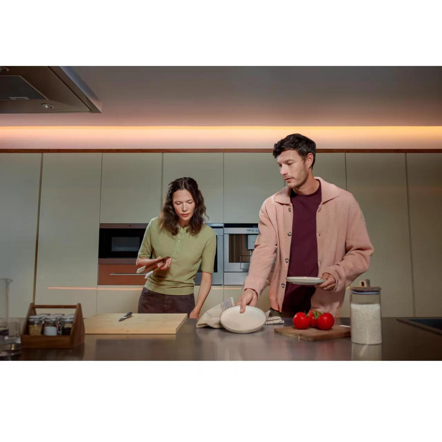 Philips Hue Flux Base Kit 8721103088512, 10м, 29Вт, 60Вт, 6500K, 2900лм, IP20, Zigbee, регулируемый (8721103088512)