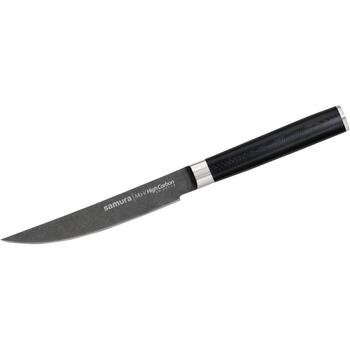 Samura нож для стейка SM-0031B, AUS-8, 120mm, G-10, 58 HRC, Stonewash (SM-0031B)