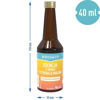 Browin Esence 404131, 40ml, 4L, citrona un aveņu garša, dabīgas aromatizētājas, liķieriem (404131)