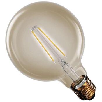 Emos LED лампа Vintage G95 Z52032, 4,5 Вт, 420 лм, 230 В, 25 000 ч, теплый белый, E27, 2 200 K, 320°, 4 COB, F, 80 (Z52032)