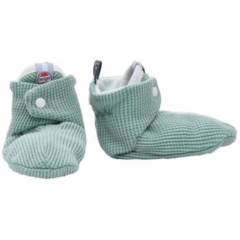 Lodger SLC 080_3-6, хлопковые тапочки, 3-6m, Silt Green, 100% хлопок, на пуговицах, унисекс, все сезоны (SLC 080_3-6)