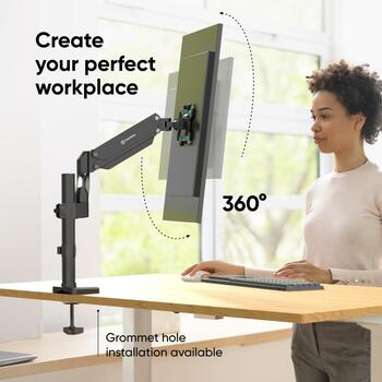 Onkron monitors dispeja piederums G75-B, maksimālā svara jauda 12 kg, minimālais ekrāna izmērs 33 cm (G75-B)