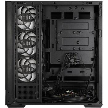 Zalman P40 NAMU BLACK, ATX Mid-Tower datora korpuss, 4x120mm ARGB ventilatori, 420mm VGA, 165mm CPU, 360mm radiators (P40 NAMU BLACK)