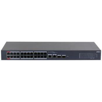Dahua DH-CS4226-24ET-375 pārvaldāms komutators, 26 RJ-45 porti, 10/100/1000 Mbit/s, PoE, 375 W, 32 VLANs, metāla korpuss (DH-CS4226-24ET-375)