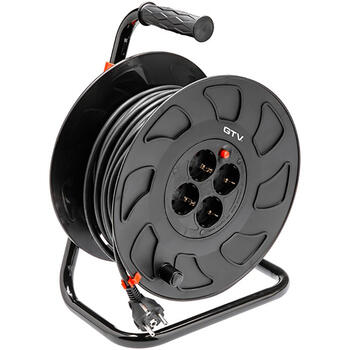 Gtv удлинитель AE-SBEBEN-50, 50м, 4x шукo, 3x1.5mm², 3500W, 1000W, 50-60Гц, класс I (AE-SBEBEN-50)