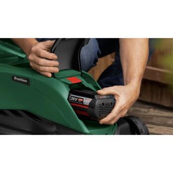 Bosch AdvancedlRotak 36V-40-650 06008B9F00, akumulatora zāles pļāvējs, 36V, 2.0Ah, 40cm, 650m², 50l, 25-80mm, 7 pozīcijas (06008B9F00)