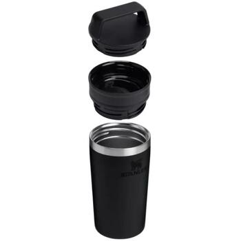 Stanley дорожная кружка 28213240001 0,47L, черная, нержавеющая сталь, сохраняет тепло до 5ч, холод до 6ч, со льдом до 32ч (28213240001)