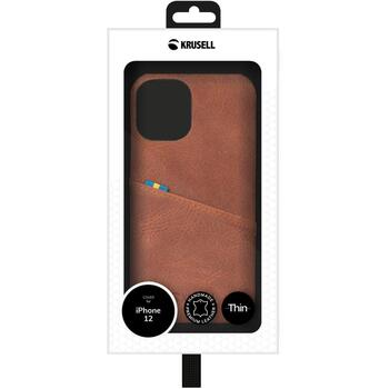 Krusell Sunne CardCover Apple iPhone 12 mini vintage cognac 62154, 5.4