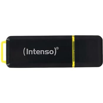Intenso USB флеш-накопитель 3537491 128 ГБ, Скорость чтения 250 МБ/с, Скорость записи 100 МБ/с, USB 3.2 Gen 1, Черный, Желтый (3537491)