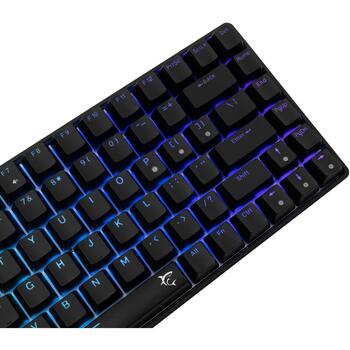 White Shark Клавиатура HAMACHI-B-US, механическая, 0.69кг, 84 клавиши, 1.8м USB кабель, RGB подсветка, синие переключатели (HAMACHI-B-US)