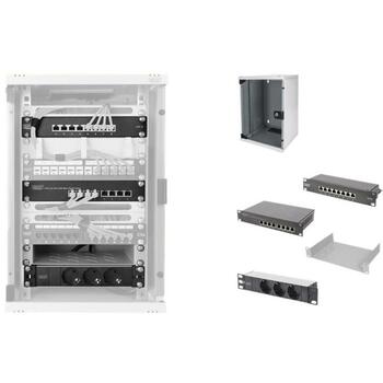 Digitus серверный шкаф DN-10-SET-2, 9U, 10