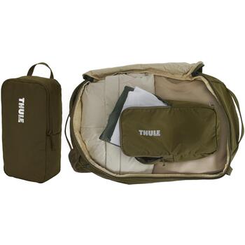Thule дорожная сумка 3205618, 60 л, молния, плечевой ремень, ручки, внешний карман, зелёный (3205618)