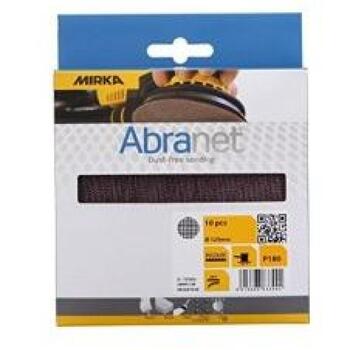 MIRKA Abrazīvs ABRANET 125mm P180 FP 10 gb. (AE232F1018)