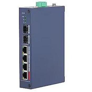 Dahua сетевой коммутатор CHS4206-4ET-90, 6 портов, 4 PoE, 100M, 90W PoE бюджет, настольная модель, L2 (CHS4206-4ET-90)