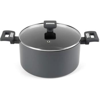 Salter Кастрюля BW14726, 24см, алюминий, 11.7см, с крышкой, совместима со всеми плитами, ILAG антипригарное покрытие (BW14726)