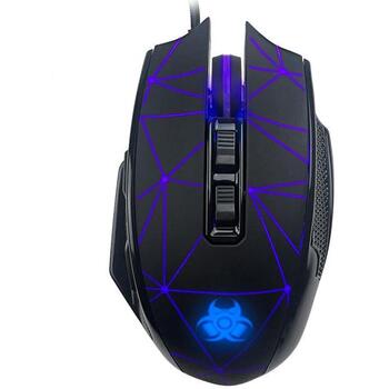 Tracer 47368 Gamezone Space TRAMYS47368, spēļu pele, 7200 DPI, 8 pogas, RGB, optiskais sensors, 1,5m, USB, melna (TRAMYS47368)