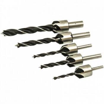 Urbju komplekts mēbelēm 4, 5, 6, 8, 10mm (5gab.) 02-12-1220 FASTER TOOLS (02-12-1220)