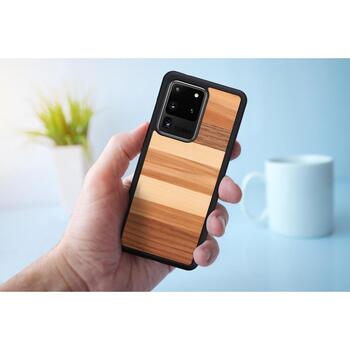Man&Wood чехол M6711B, 6.9, совместим с Samsung Galaxy S20 Ultra, дерево, поликарбонат, С изображением (M6711B)