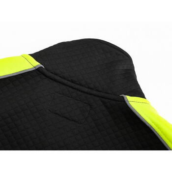 Pesso Hi-vis куртка FL06_B-2XL, 2XL, черный/желтый, 100% полиэстер, 155г/м², светоотражатели, молния (FL06_B-2XL)