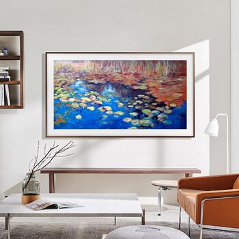 Samsung televizors QE75LS03BGU QE75LS03BGUXXH, 190,5 cm 75 collas, 4K Ultra HD, QLED, 3840 x 2160 pikseļi, Smart TV, Tizen, Wi-Fi (QE75LS03BGUXXH)