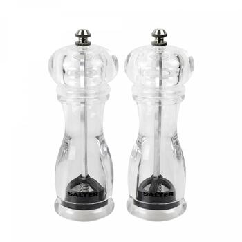 Salter Молоты для перца 7606 CLXRUP1, 2 молота, 14 x 7,1 x 16,6 см, 0,46 кг, алмазная твердая керамика (7606 CLXRUP1)