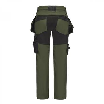Pesso Nexus Stretch darba bikses C50 KD185_OG-C50, tumši zaļas, 0.81kg, 90% neilons/10% spandekss, STONE GUARD™, CORDURA® (KD185_OG-C50)