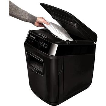 Fellowes Шредер AutoMax 200C 4653601, 200 листов автоматически, 10 листов вручную, 4x38 мм, P-4, Режим сна, Авто-реверс (4653601)