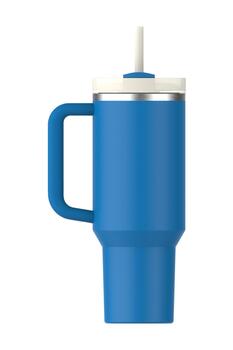 Термокружка с трубочкой Stanley The Quencher H2.0 FlowState Tumbler 1,18 л – синяя (2811824268)